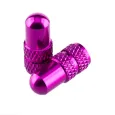 Deity čepička ventilku Presta Valve Caps fialová