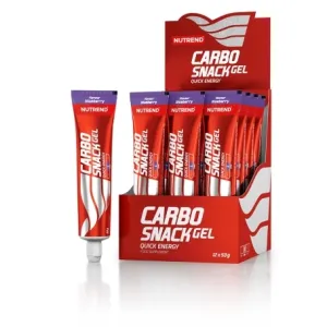 NUTREND Carbo Snack Gel 50 g Borůvka červená