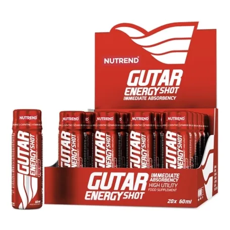 NUTREND Energy Shot Gutar červená