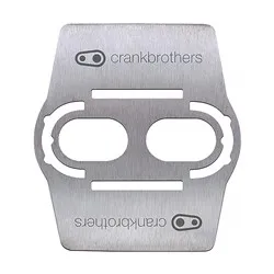 Crankbrothers shoe shields stříbrná