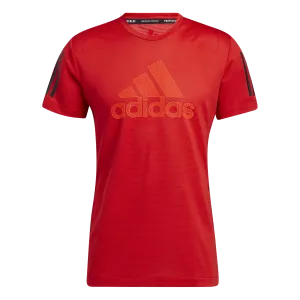 Funkčné tričko Adidas Aeroready Warrior - Vivid Red