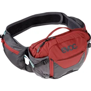 ĽADVINKA EVOC HIP PACK PRO 3 + 1,5l BLADDER CARBON GREY/CHILLI RED