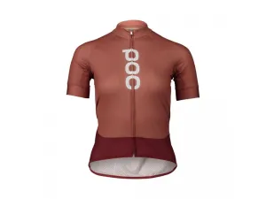 Dámsky Dres POC Essential Road Logo - Himalayan Salt/Garnet Red