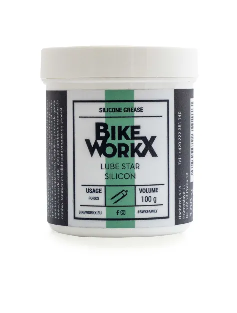 Bike Worx mazivo silikonové Lube Star Silicon 100 g bílá