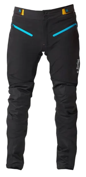 Nohavice na bicykel Dirtlej Trailscout Long Half & Half Black/Turq