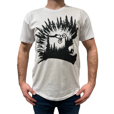 Elementstore triko Forrest bílá černá