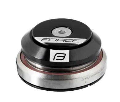 Hlavové zloženie FORCE TAPER 1 1/8"-1 1/2" integrované, Al-hliník, čierne