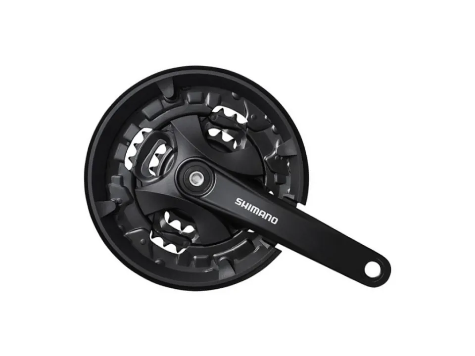 Pédalier Shimano Altus FC-MT101 3x9 Vitesses - 22/32/44T, Longueur De Manivelle 170 Mm, Axe Carré Conique, Pour VTT, Neuf