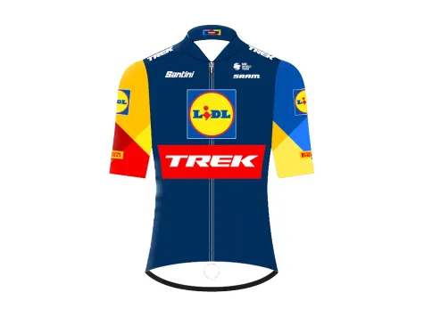 Santini dámský závodní dres Lidl Trek modré