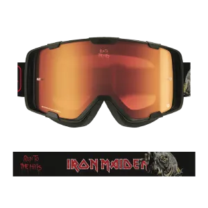 Melon sjezdové brýle Parker Black oranžové zrcadlové sklo