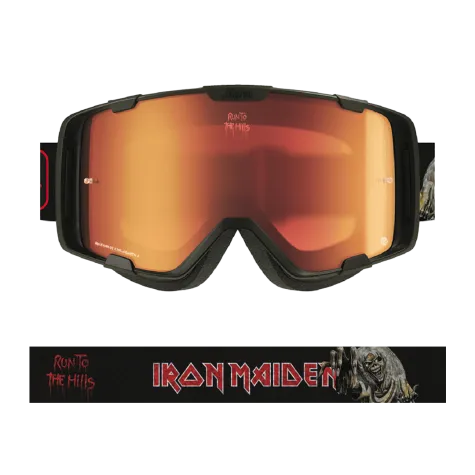 Melon sjezdové brýle Parker Black oranžové zrcadlové sklo