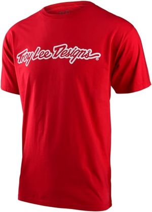 TROY LEE DESIGNS SIGNATURE T-SHIRT, RED