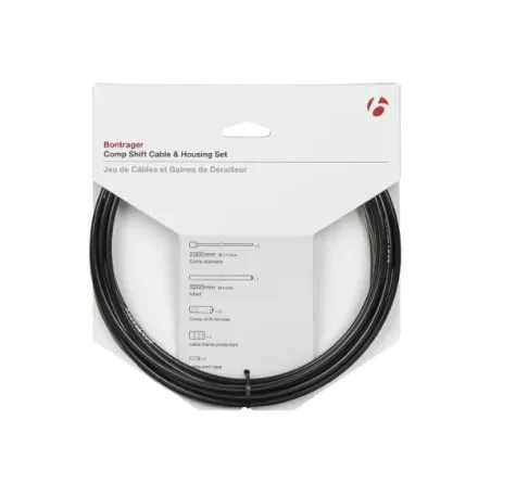 Bontrager Sada řadicích lanek a bowdenu Comp černá