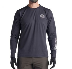 Panské tričko s dlhým rukávom Troy Lee Designs Ruckus - Bolts, Carbon
