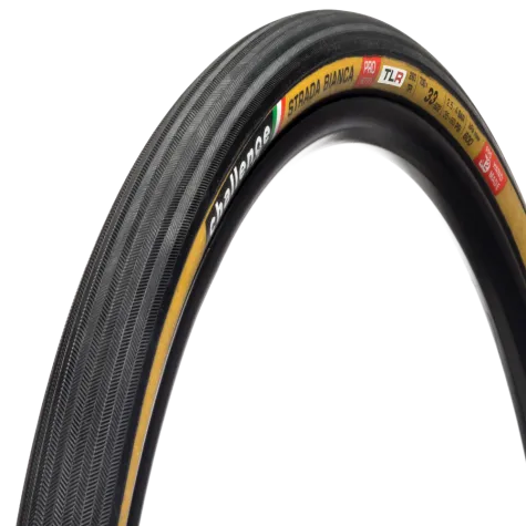 CHALLENGE plášť STRADA BIANCA PRO ČERNÁ/TAN