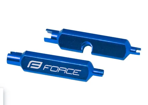 FORCE klíč na vložky AV FV ventilků hliník modrý