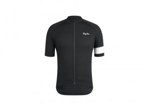 Ľahký cyklistický dres Rapha Core Black