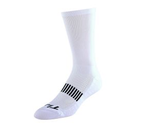 Ponožky Troy Lee Designs Signature Perfomance Socks, white