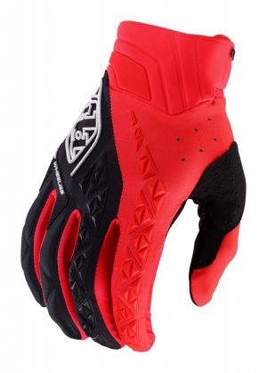 Pánske rukavice Troy Lee Designs SE Pro Glove, Solid, glo red