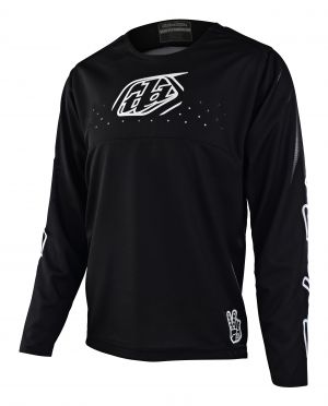 Troy Lee Designs Sprint Jersey, Icon, black, youth