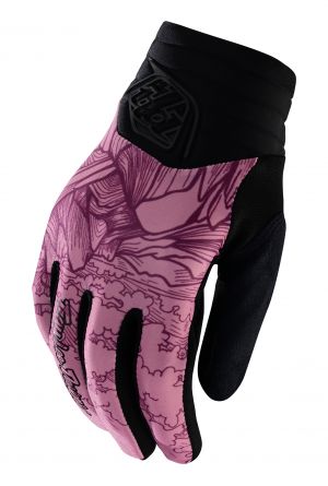 Troy Lee Designs Womens Luxe Glove, Micayla Gatto, rosewood
