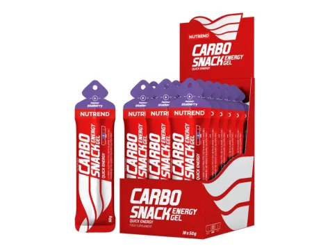 Nutrend Carbo Snack Gel sáček borůvka červená