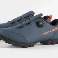 Bontrager cyklistické horské tretry Evoke BOA modrá oranžová
