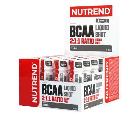 NUTREND BCAA Liquid Shot 2:1 ratio sugar free červená
