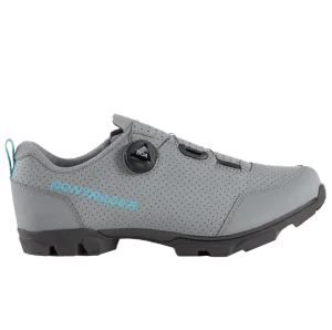 Bontrager cyklistické horské tretry Evoke šedá tyrkysová