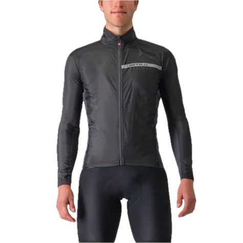 Castelli větrovka Squadra Stretch Light Black Dark Gray