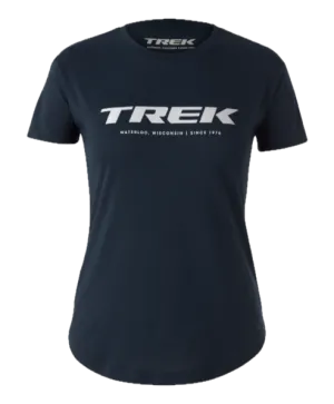 Trek dámské triko navy s logem