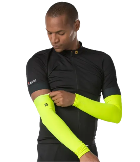 ElementStore - Cyklistické termonávleky na ruky Bontrager, rádioaktívna žltá