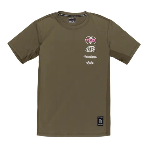 Troy Lee Designs tričko Skyline khaki