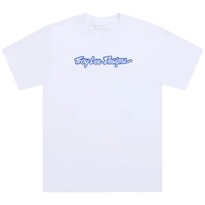 Troy Lee Designs tričko Signature bílé