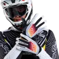 Troy Lee Designs rukavice Air Optic white black