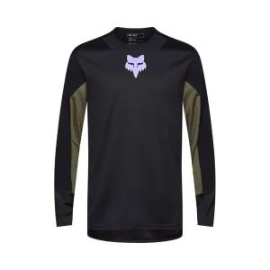 Fox pánsky dres s dlhým rukávom Defend Ls Jersey Park, Black