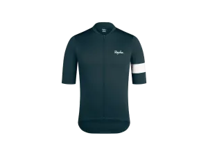 Rapha pánsky cyklistický dres Core, tmavozelená/biela