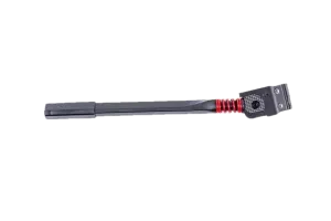 Solely.JR Stojánek na kolo s červenou pružinou stříbrný