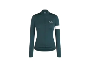Rapha dámsky cyklistický termo dres s dlhým rukávom Core Forest Green