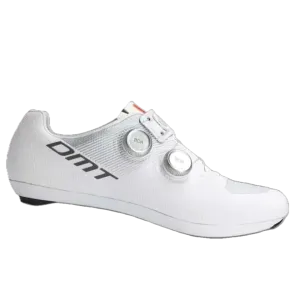 DMT cestné tretry KR0 EVO 2025, biele/strieborné