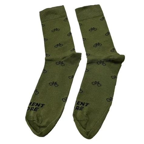 ElementStore - ES_ponožky_tmavězelené