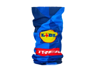 Trek cyklistický nákrčník Santini tímu Lidl-Trek, tmavo modrá/žltá, one size