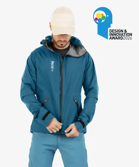 Dirtlej cyklistická bunda Weathershield Waterproof Sapphire Blue