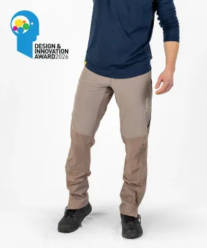 Dirtlej pánske cyklistické nohavice Trailscout Half & Half Long, Dust/Grey