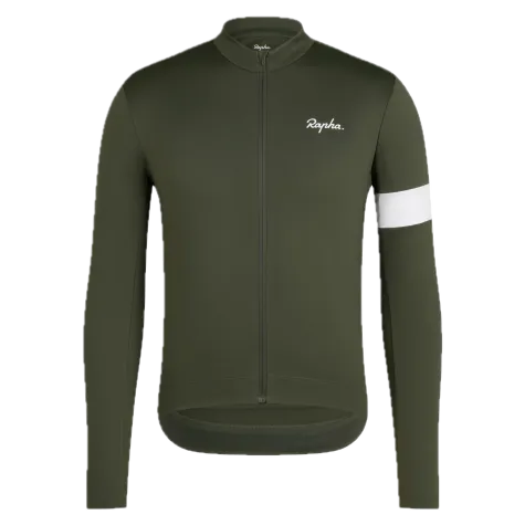 Rapha pánský cyklistický termodres s dlouhým rukávem Core, Dark Green